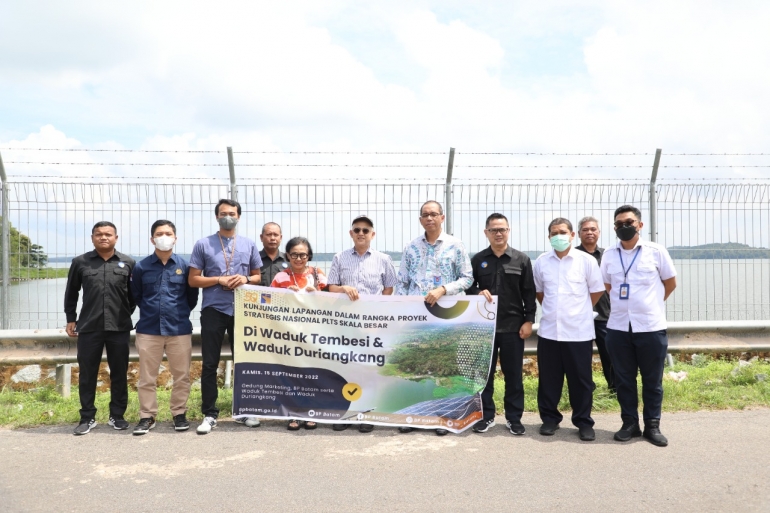 Siapkan PLTS Terapung, BP Batam bersama Komite Keselamatan Bendungan Lakukan Kunjungan ke Lapangan