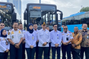 Kemenhub Aan resmikan penambahan 19 unit bus Trans Batam