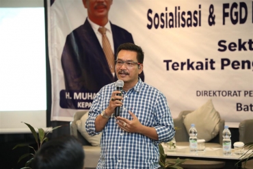 PTSP BP Batam menggelar Forum Konsultasi Publik (FKP) dan Sosialisasi Perizinan Pengerukan dan Reklamasi Pelabuhan