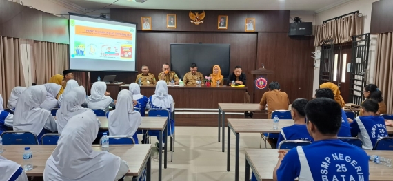 Gunakan Film & Game, Inspektorat Batam Kenalkan Nilai-nilai Integritas ke Siswa SMP