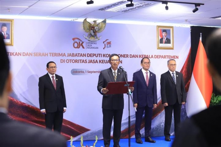 PERKUAT KINERJA ORGANISASI, OJK LANTIK PEJABAT BARU.