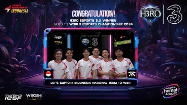 Konsisten Berdayakan Talenta Esports Indonesia, Juara Tri H3RO Esports 5.0 Mewakili Indonesia di World Esports Championship 2024