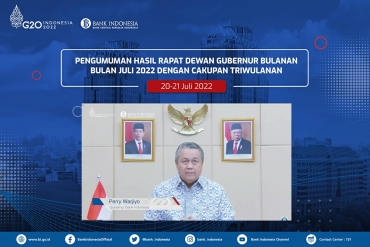BI 7-DAY REVERSE REPO RATE TETAP 3,50%: SINERGI MENJAGA STABILITAS DAN MEMPERKUAT PEMULIHAN