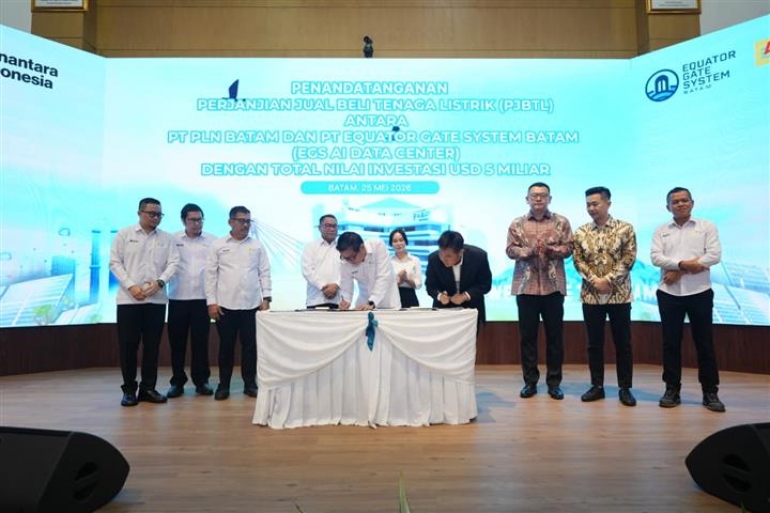 PLN Batam dan Equator Gate System Perkuat Ekosistem Digital melalui Pembangunan Data Center di Batam