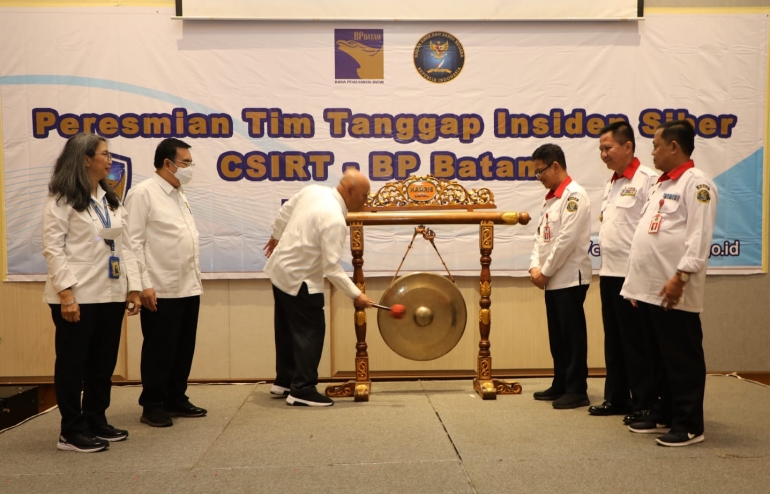 Peresmian Tim Tanggap Insiden Siber CSIRT - BP Batam