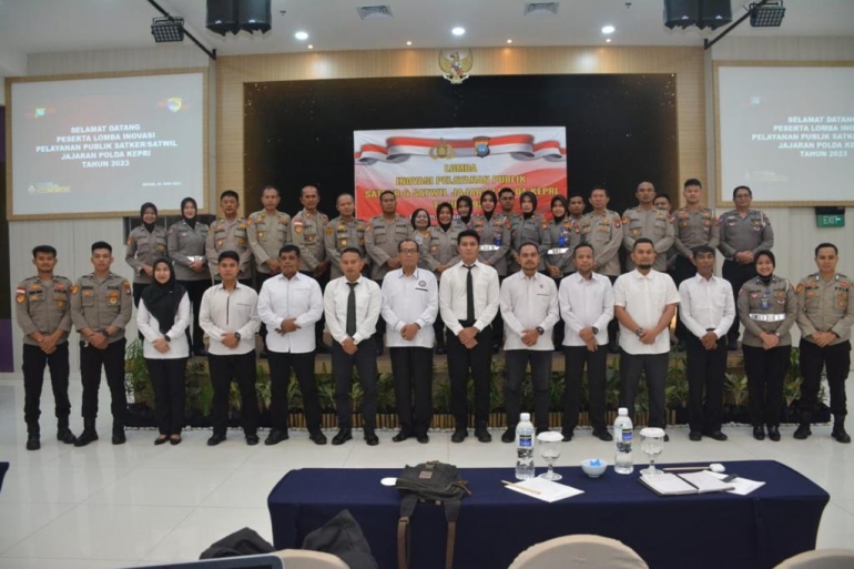 KEGIATAN LOMBA  INOVASI PELAYANAN PUBLIK DALAM RANGKA MENYAMBUT HARI BHAYANGKARA KE-77 TAHUN 2023