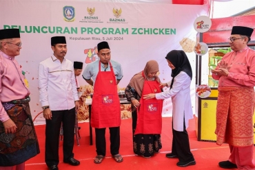 Bersama BAZNAS RI, BAZNAS Kepri Luncurkan Program ZChicken di Kepulauan Riau