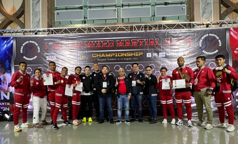 Indonesia raih 15 medali dari Kejuaraan MMA Asia
