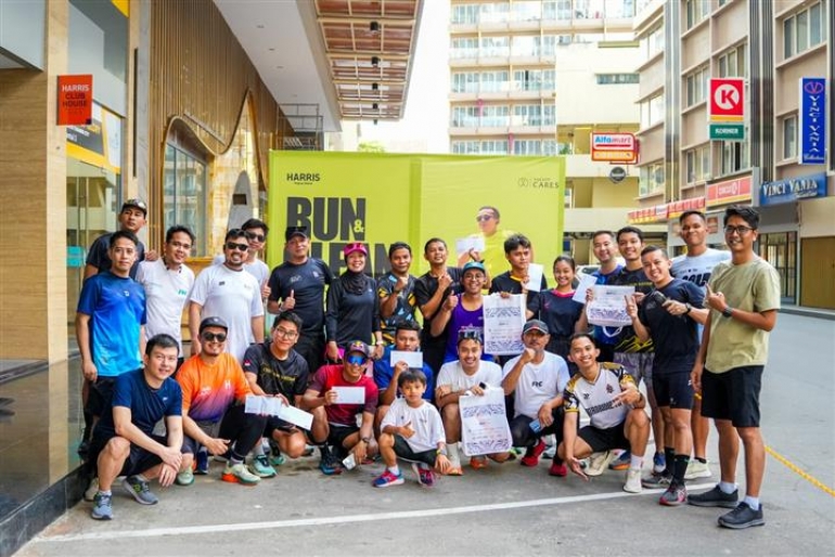 SAAT LARI PAGI BERUBAH MENJADI AKSI NYATA PEDULI LINGKUNGAN DI HARRIS HOTEL & SUITES NAGOYA BATAM