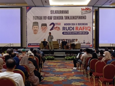 :: Saatnya Maju, Ratusan Tokoh Masyarakat Tanjungpinang Teriakkan "Rudi-Rafiq Menang!"