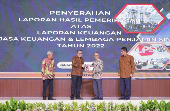 OJK KEMBALI RAIH OPINI WAJAR TANPA PENGECUALIAN (WTP) DARI BPK  UNTUK LAPORAN KEUANGAN OJK TAHUN 2022