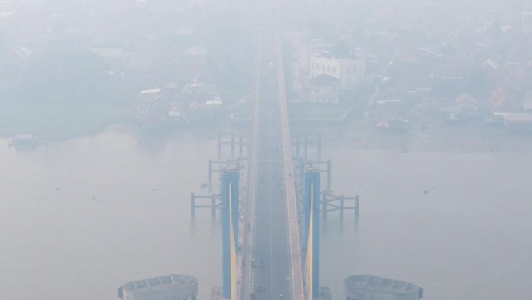Status Kualitas Udara Palembang Pagi Ini Berbahaya, Malam Akan Hujan