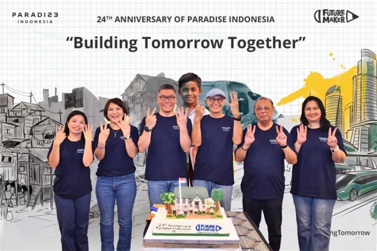 RAYAKAN 24 TAHUN PARADISE INDONESIA LUNCURKAN FUTURE MAKER UNTUK PERLUAS KESEMPATAN BELAJAR