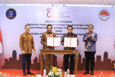 OJK, PPATK DAN BSSN SEPAKATI SINERGI PENGUATAN INTEGRITAS DAN KEAMANAN  SEKTOR JASA KEUANGAN