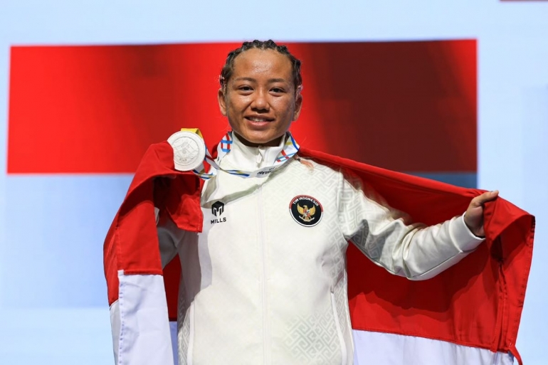 Vallensia Fahira persembahkan perunggu keenam untuk Indonesia