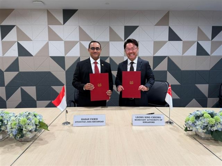 INDONESIA DAN SINGAPURA PERKUAT KOLABORASI DI BIDANG FINTECH DAN ASET KEUANGAN DIGITAL