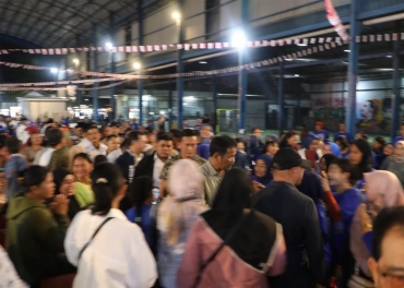 Ribuan Relawan Bergemuruh, Rudi-Rafiq Majukan Kepri seperti Batam