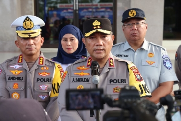 KAPOLDA KEPRI PIMPIN APEL GELAR PASUKAN OPERASI ZEBRA SELIGI 2025