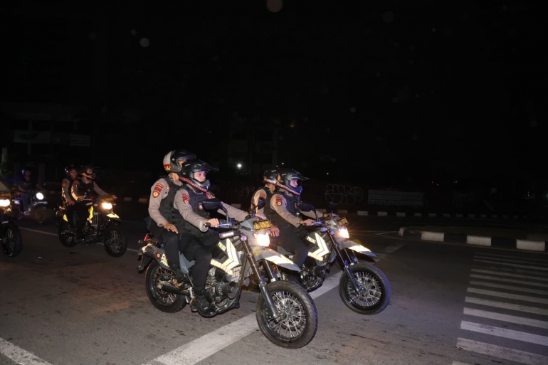 ANTISIPASI BALAP LIAR DAN KEJAHATAN JALANAN, POLDA KEPRI KERAHKAN PERSONEL GABUNGAN DI KOTA BATAM