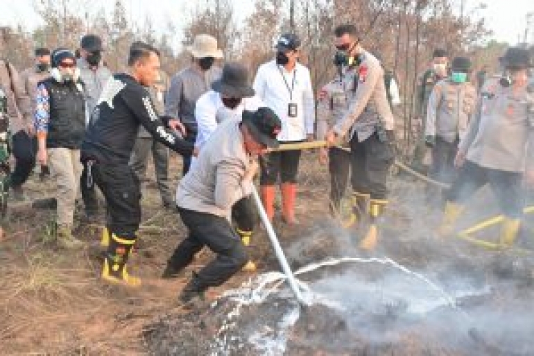 Polda Kalsel bidik dua korporasi di lahan terbakar