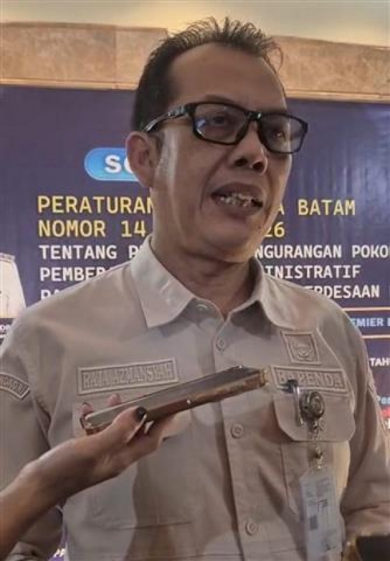 Pemko Batam Beri Stimulus Pajak TWB 1994–2026, Bapenda Targetkan Pengurangan Tunggakan hingga 20 Persen