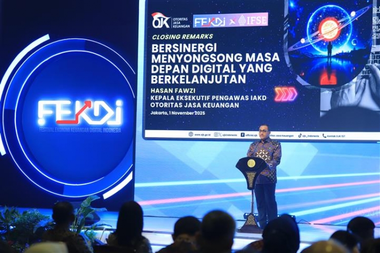 OJK ARAHKAN TRANSFORMASI DIGITAL PERLUAS INKLUSI KEUANGAN Penutupan FEKDI x IFSE 2025