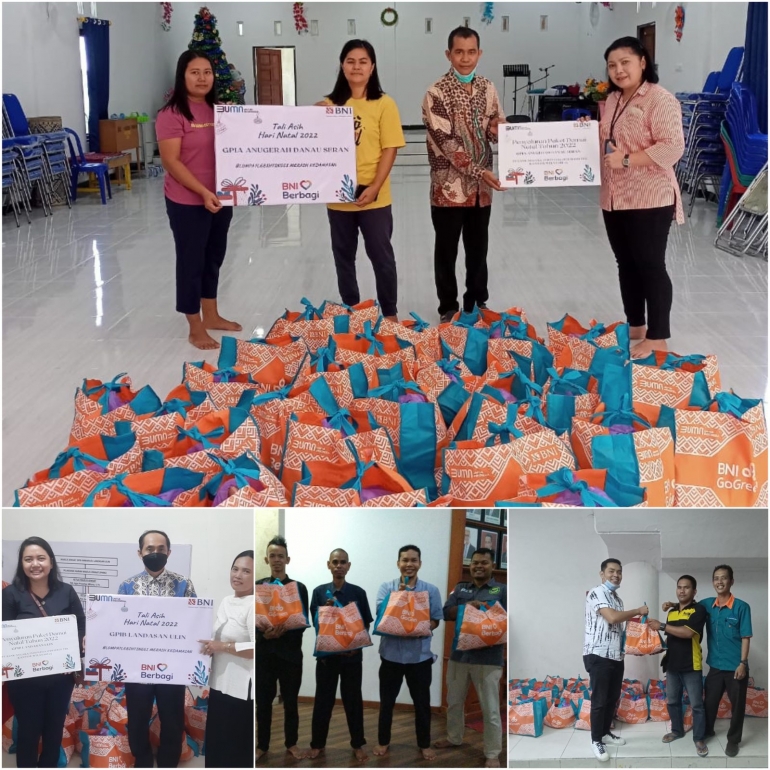 BNI Berbagi Natal Tahun 2023 Bantu Kesejahteraan Masyarakat Membutuhkan
