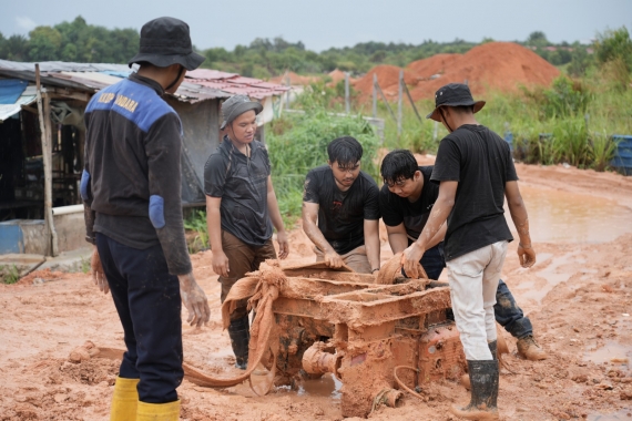 BP Batam Bersama Polresta Barelang Berhasil Tertibkan Tambang Pasir Ilegal di Kawasan Nongsa