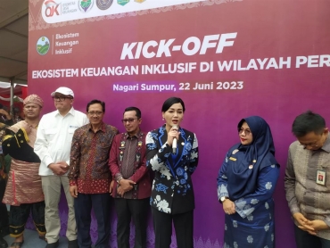 TINGKATKAN AKSES KEUANGAN MASYARAKAT DESA, OJK RESMIKAN PROGRAM EKOSISTEM KEUANGAN INKLUSIF