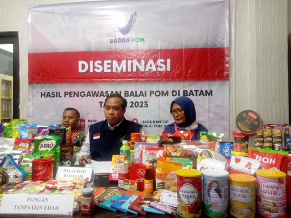 DISEMINASI PENGAWASAN OBAT DAN MAKANAN TAHUN 2023 BALAI POM DI BATAM - PROVINSI KEPULAUAN RIAU