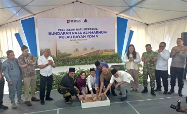 Proyek Tugu Raja Ali Marhum Pulau Bayan Dimulai, Batam Siapkan Ikon Wisata dan Budaya Baru